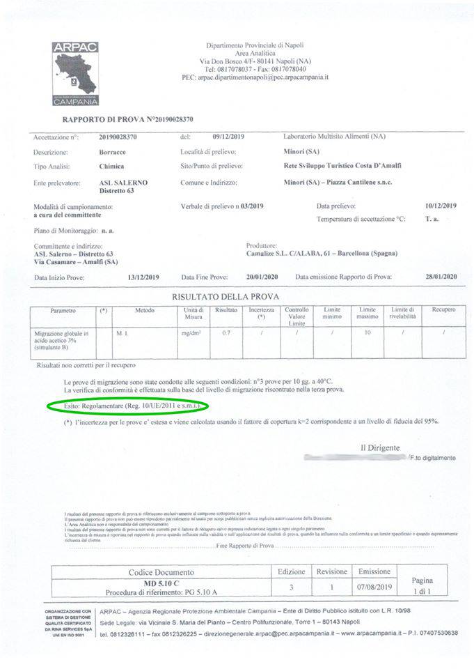 borracce tritan documento regolarità