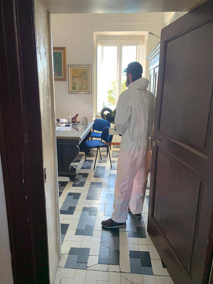 Amalfi. Emergenza Coronavirus: prosegue l'attività di sanificazione straordinaria