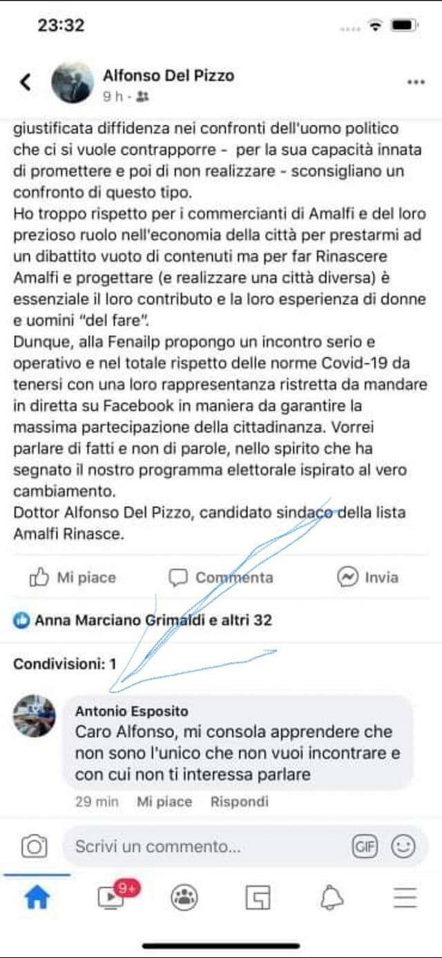 Amalfi. Grana per Alfonso Del Pizzo