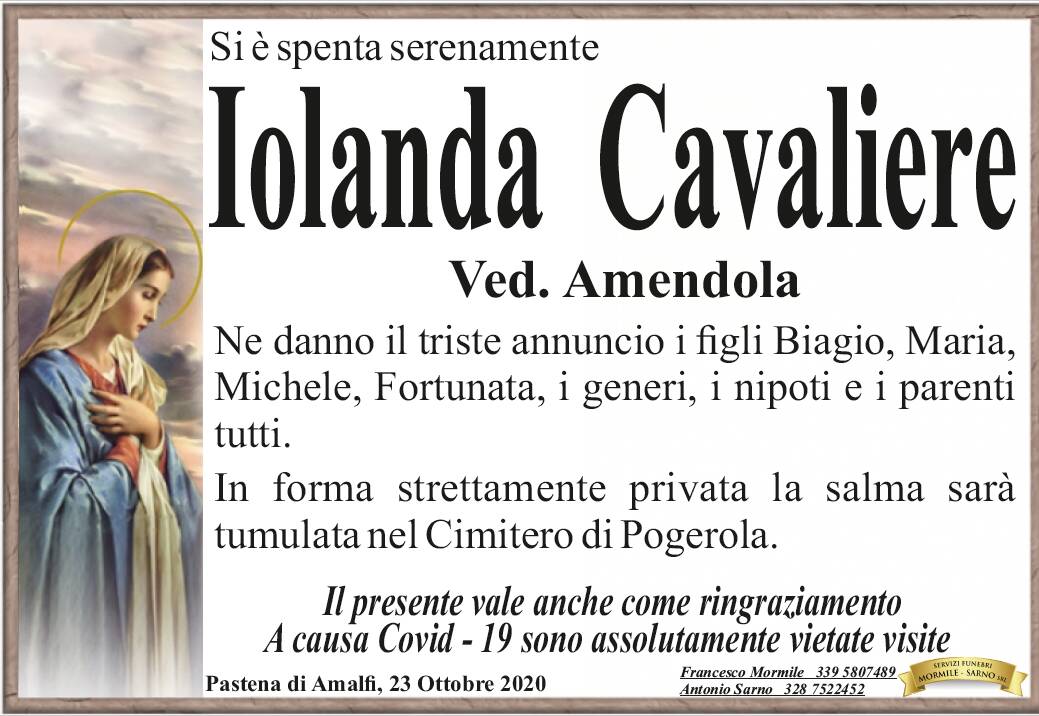 iolanda cavaliere amalfi