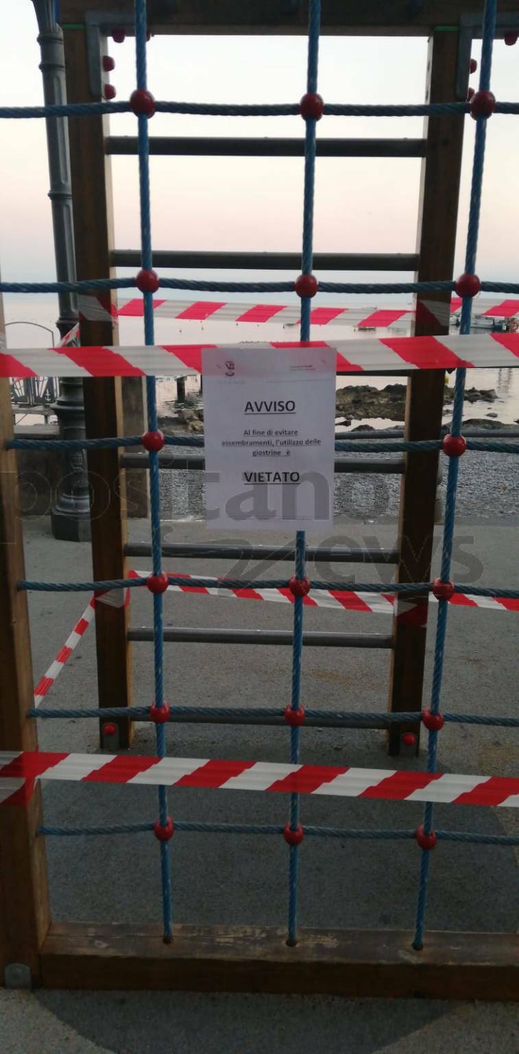 Ad Amalfi vietato l'uso delle giostre