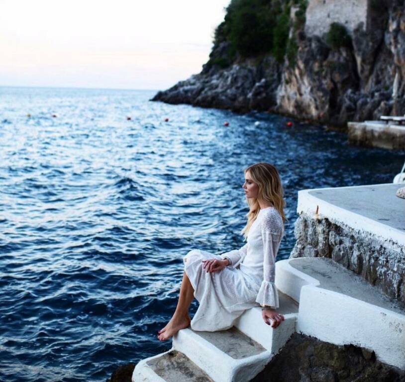 chiara ferragni amalfi coast