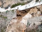 Amalfi, il sopralluogo nella zona interessata dalla frana