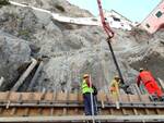 Amalfi: in corso la seconda gettata di calcestruzzo sul luogo della frana