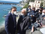 Amalfi, arriva De Luca per la riapertura della Statale: in corso la cerimonia ufficiale