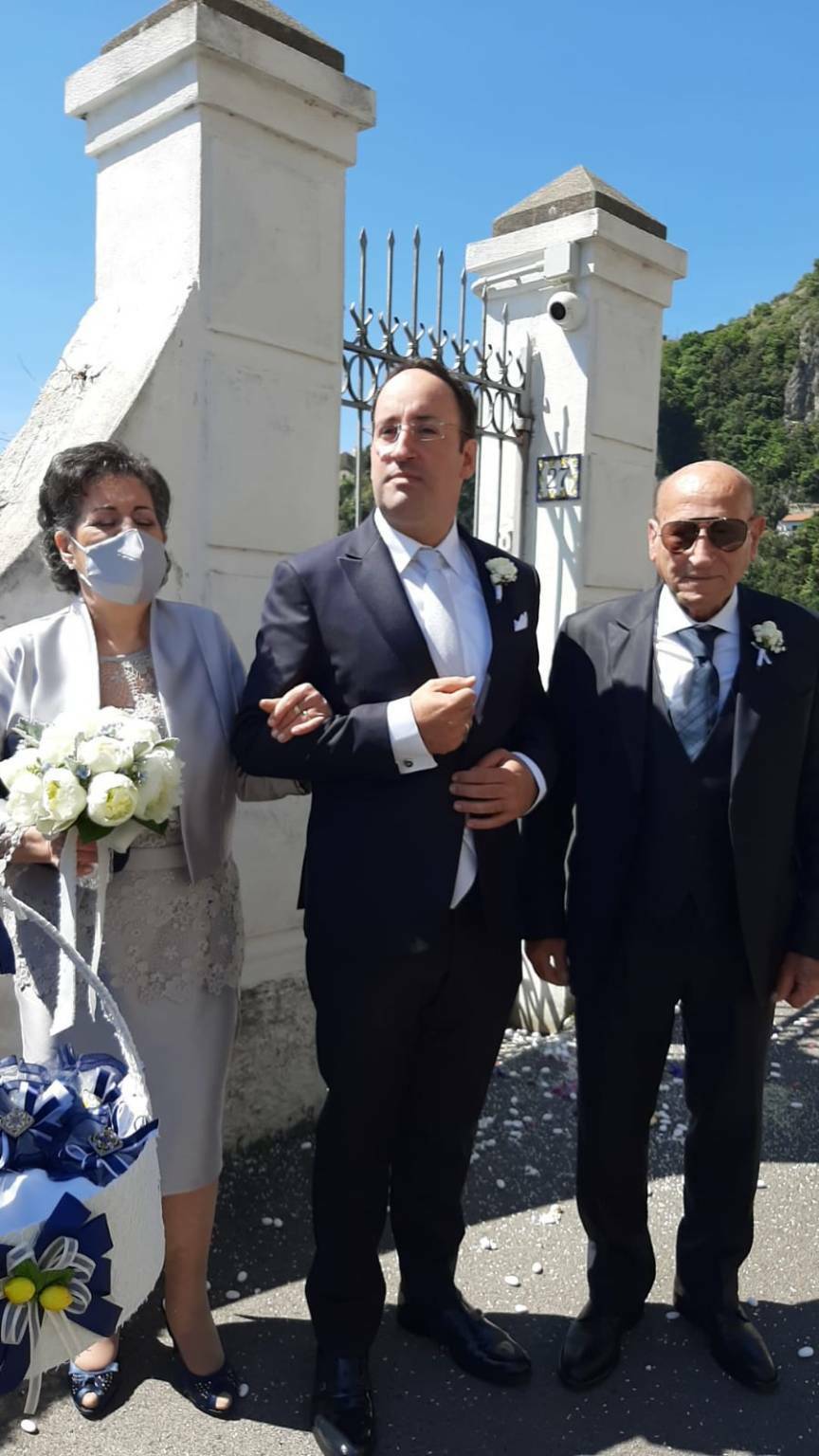 Amalfi: tanti auguri a Gianmaria Grimaldi e Romina Lucibello, oggi sposi!