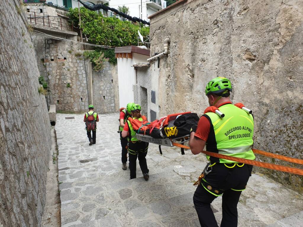 escursionista salvata dal CNSAS valle delle ferriere